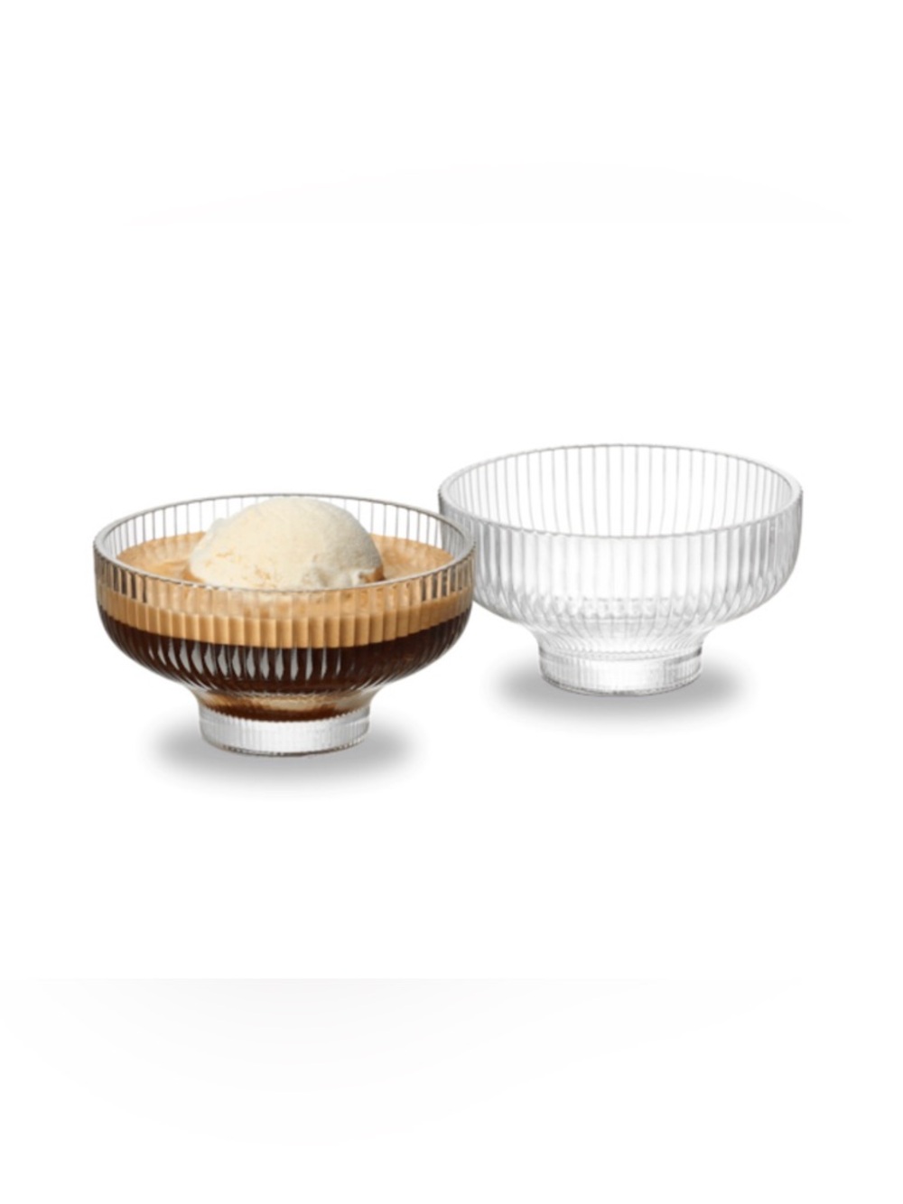 Nespresso Affogato Glass Dessert Bowls - Set of 2